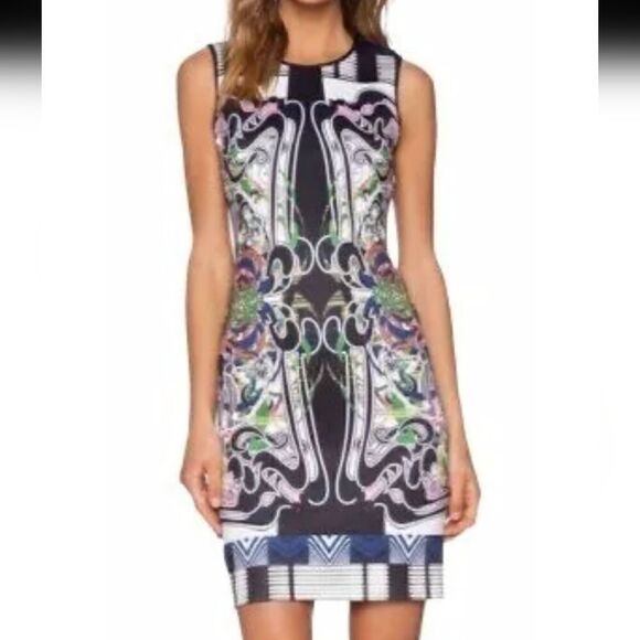 Clover Canyon scarf wrapped scuba bodycon dress - Picture 9 of 9